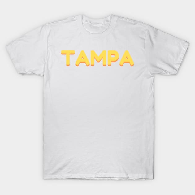 Tampa Sunset T-Shirt by Toad House Pixels